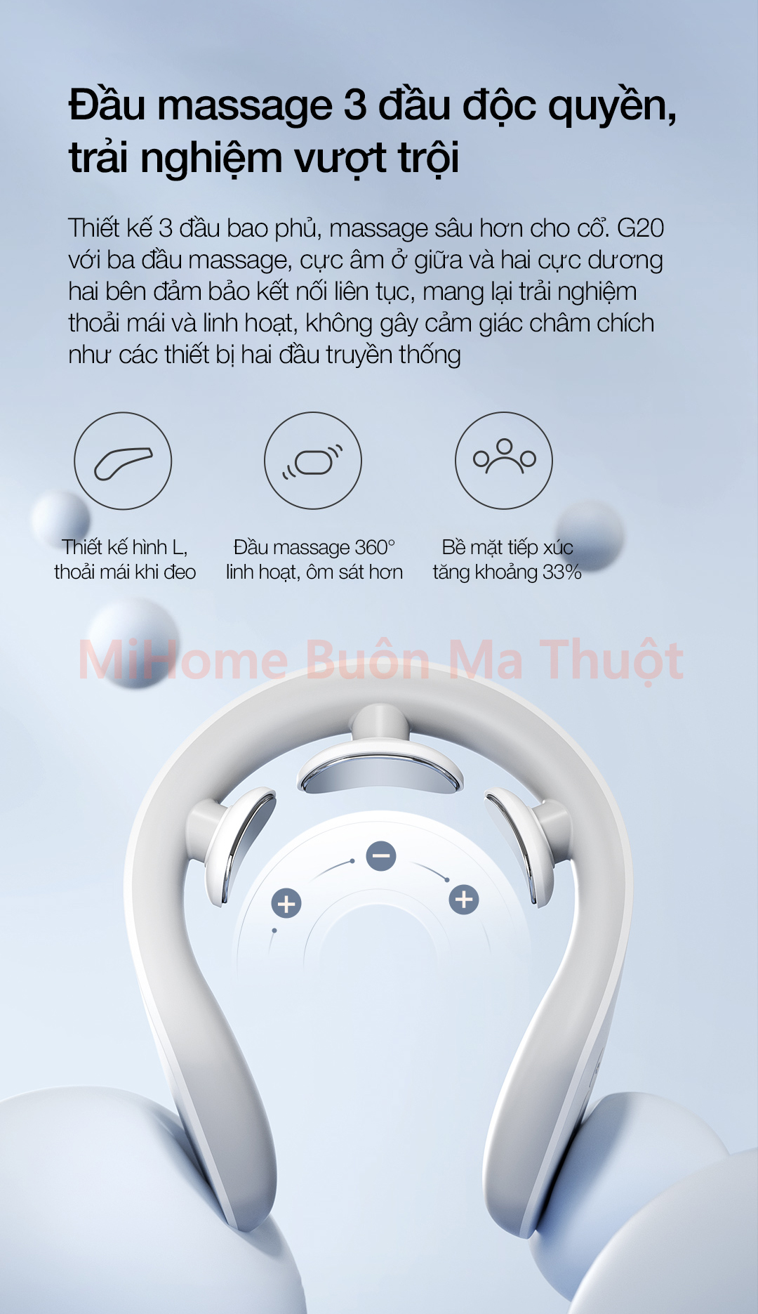 Máy massage cổ thông minh Jeeback G20