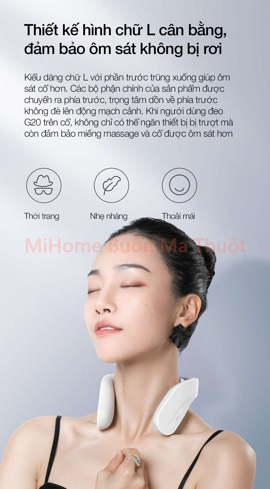 Máy massage cổ thông minh Jeeback G20