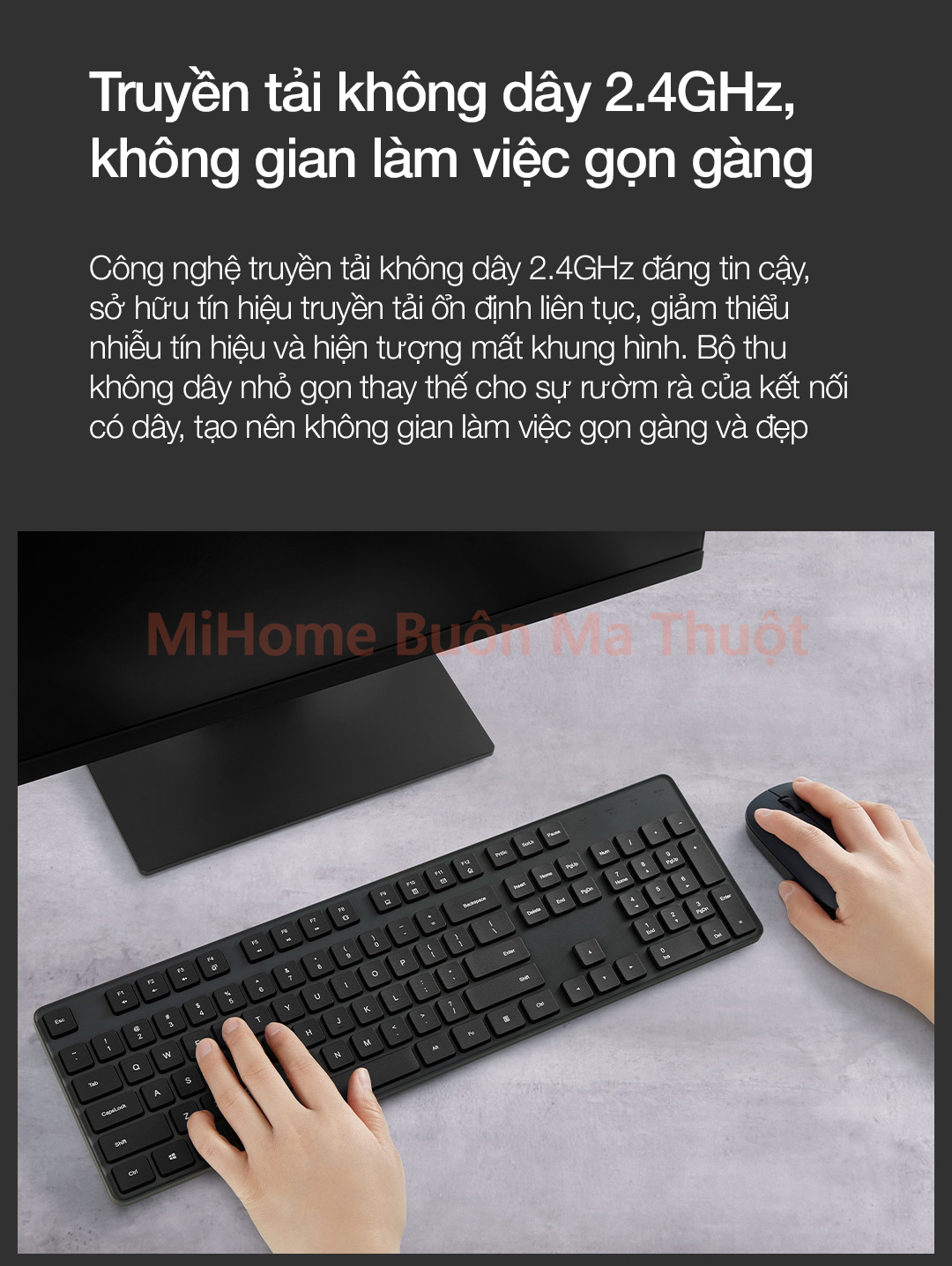 Bộ bàn phím chuột không dây Xiaomi Mijia Gen 2