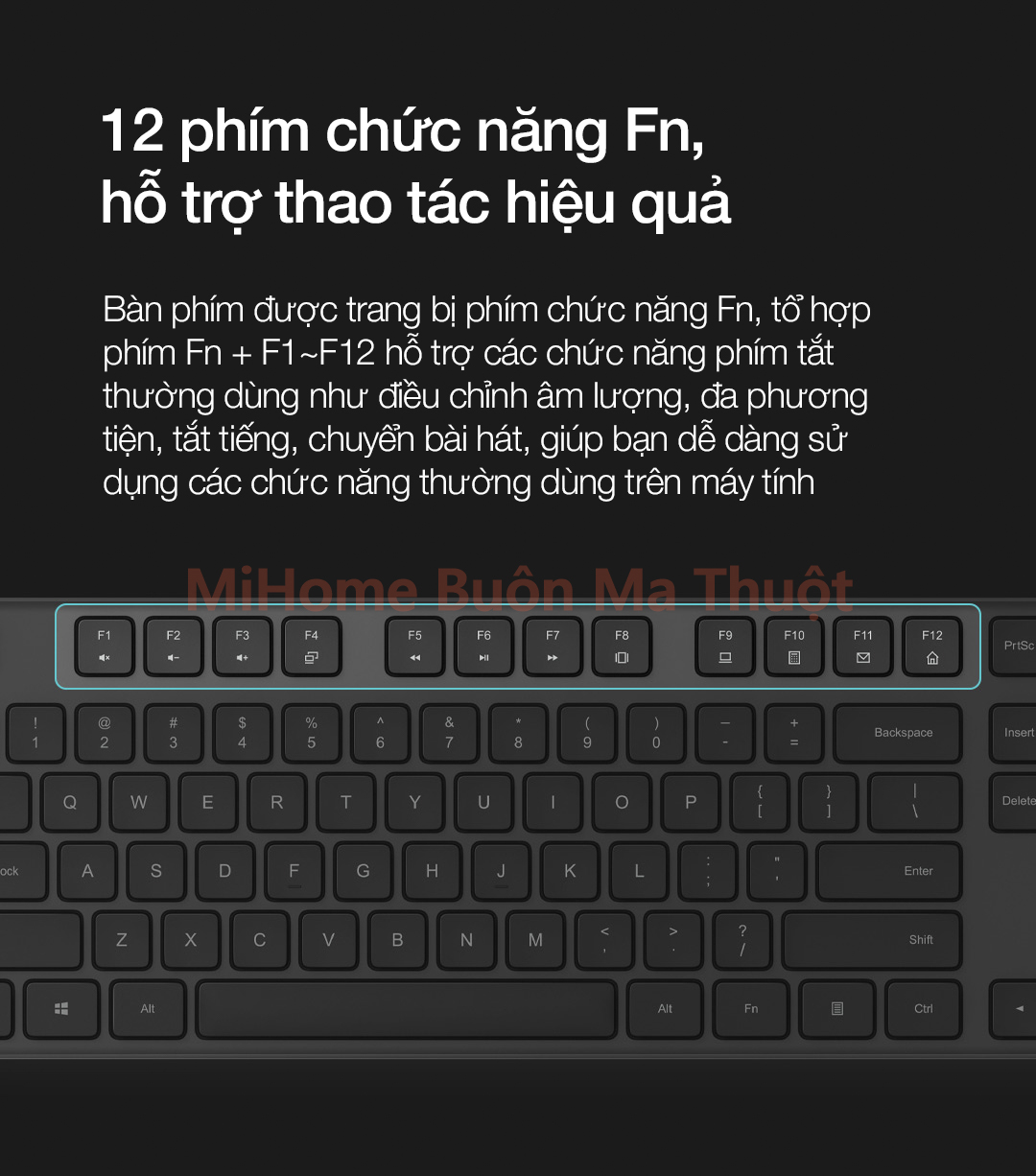 Bộ bàn phím chuột không dây Xiaomi Mijia Gen 2
