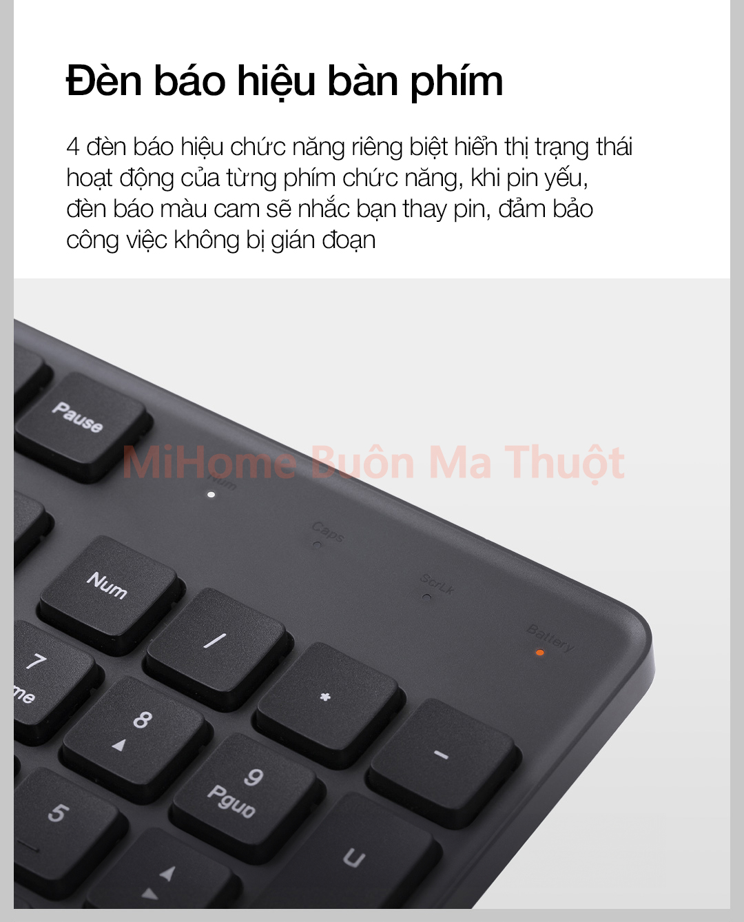 Bộ bàn phím chuột không dây Xiaomi Mijia Gen 2