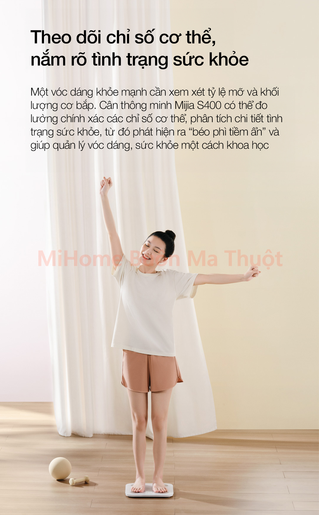 Cân điện tử Inbody Xiaomi Mijia S400 MJTZC01YM