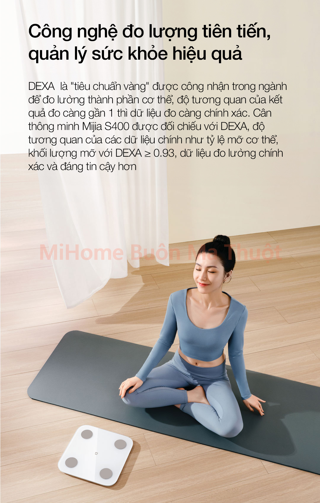 Cân điện tử Inbody Xiaomi Mijia S400 MJTZC01YM