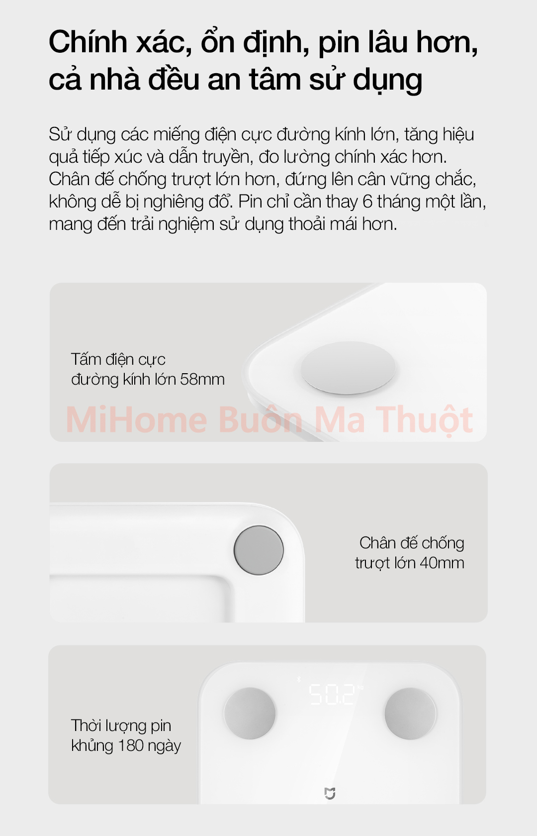 Cân điện tử Inbody Xiaomi Mijia S400 MJTZC01YM