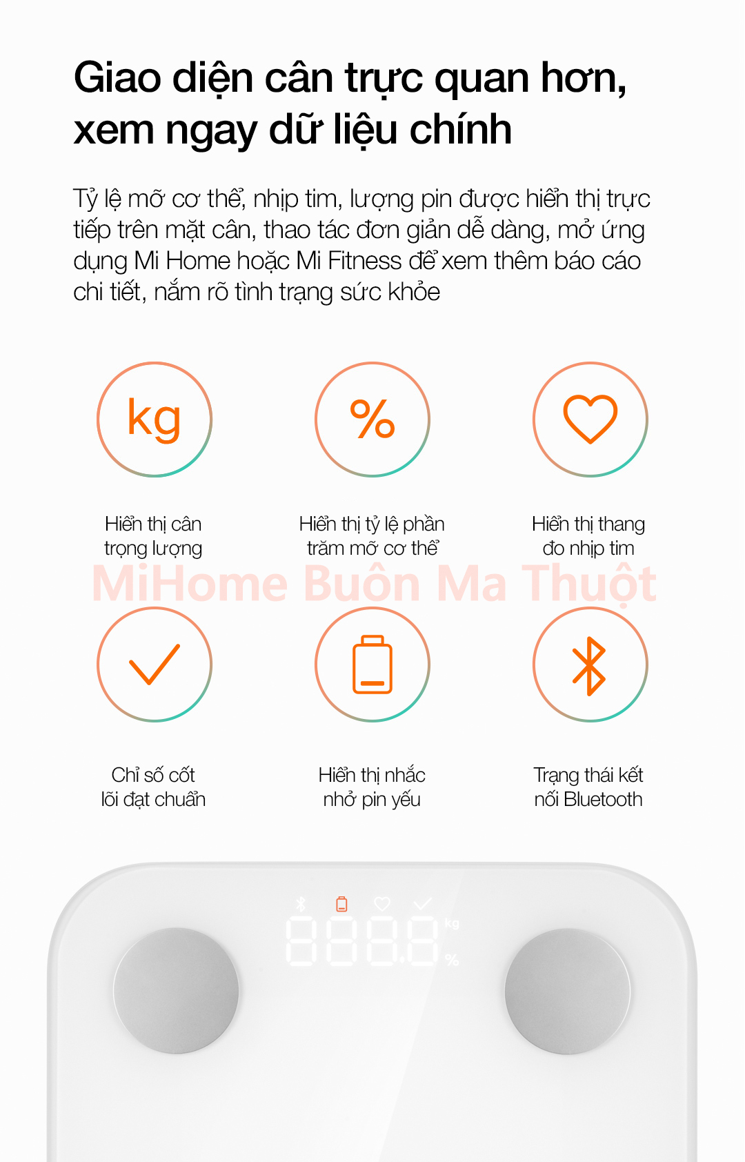 Cân điện tử Inbody Xiaomi Mijia S400 MJTZC01YM