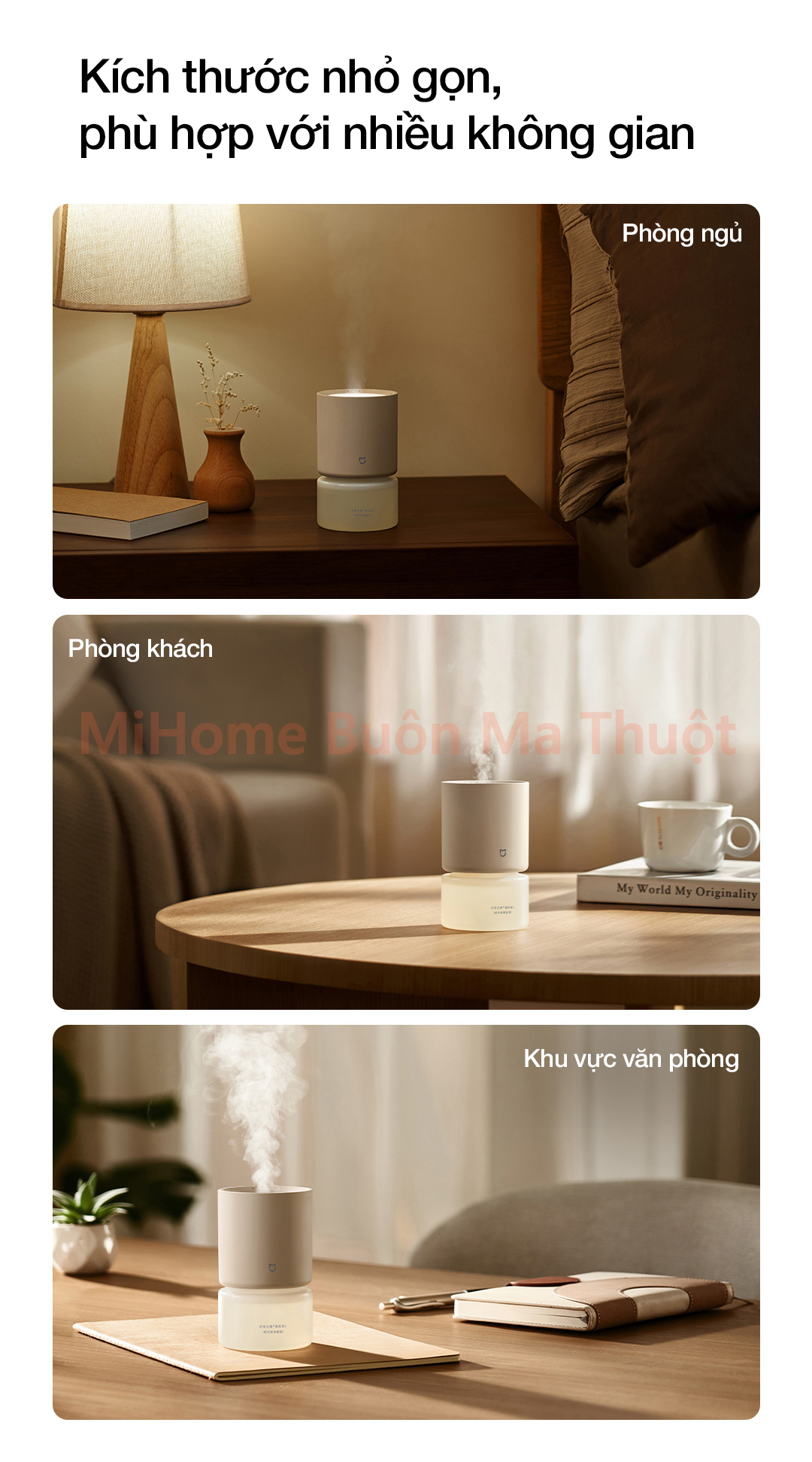 Máy phun tinh dầu thông minh Xiaomi Mijia Gen 2