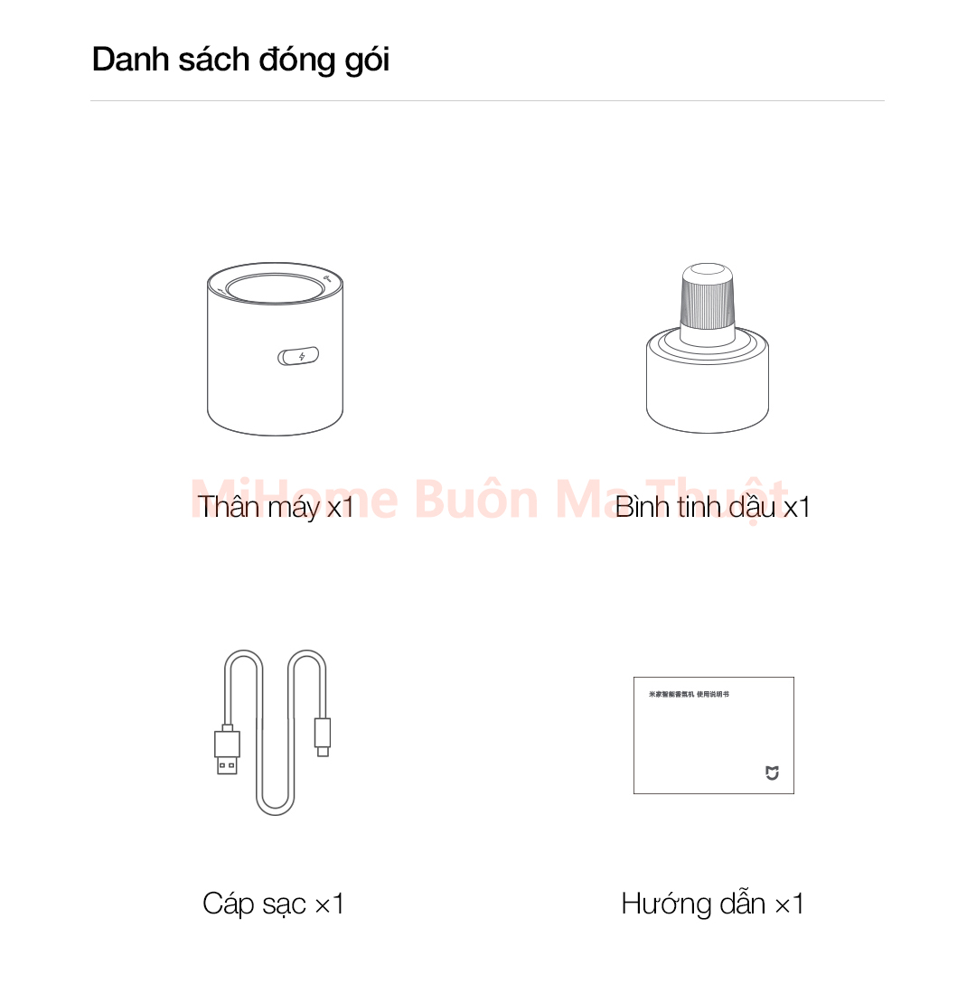 Máy phun tinh dầu thông minh Xiaomi Mijia Gen 2