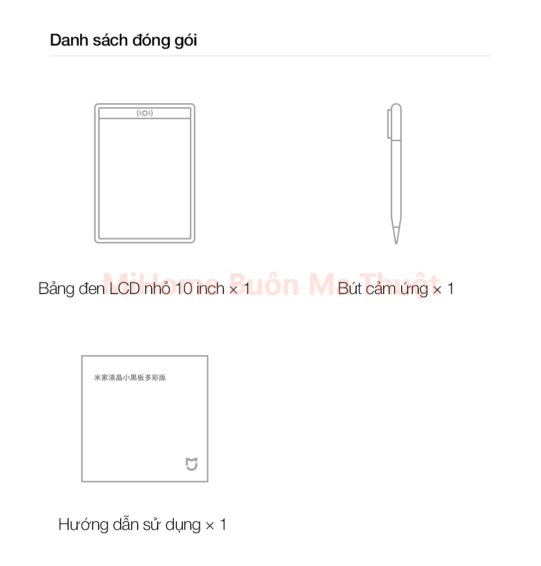 Bảng vẽ màu đa sắc Xiaomi Mijia