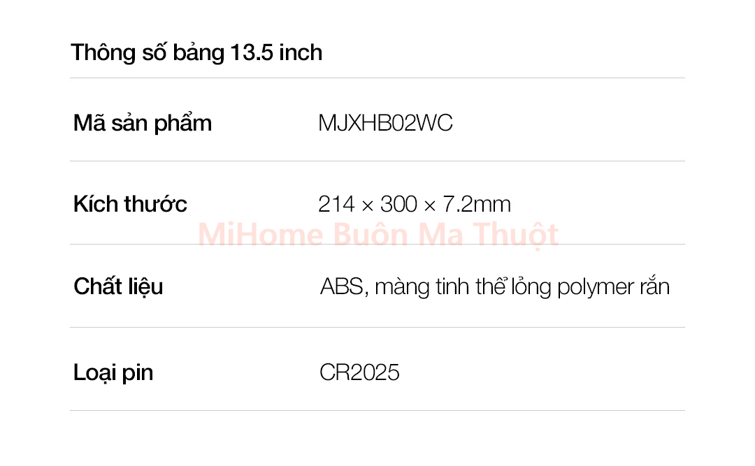 Bảng vẽ màu đa sắc Xiaomi Mijia