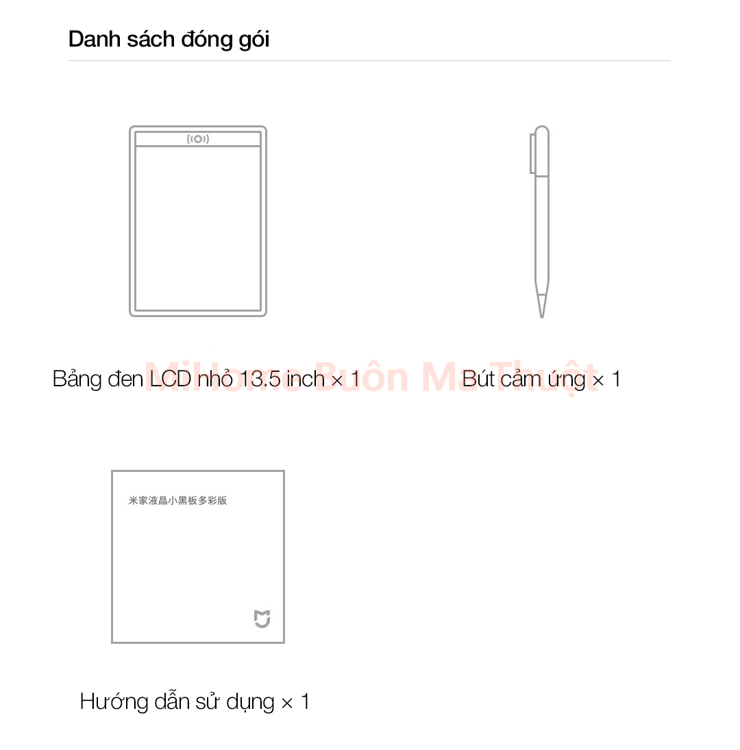 Bảng vẽ màu đa sắc Xiaomi Mijia