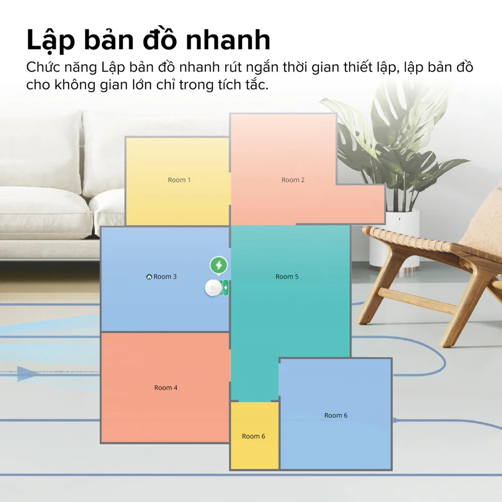 Robot hút bụi lau nhà Roborock Q7 TF+