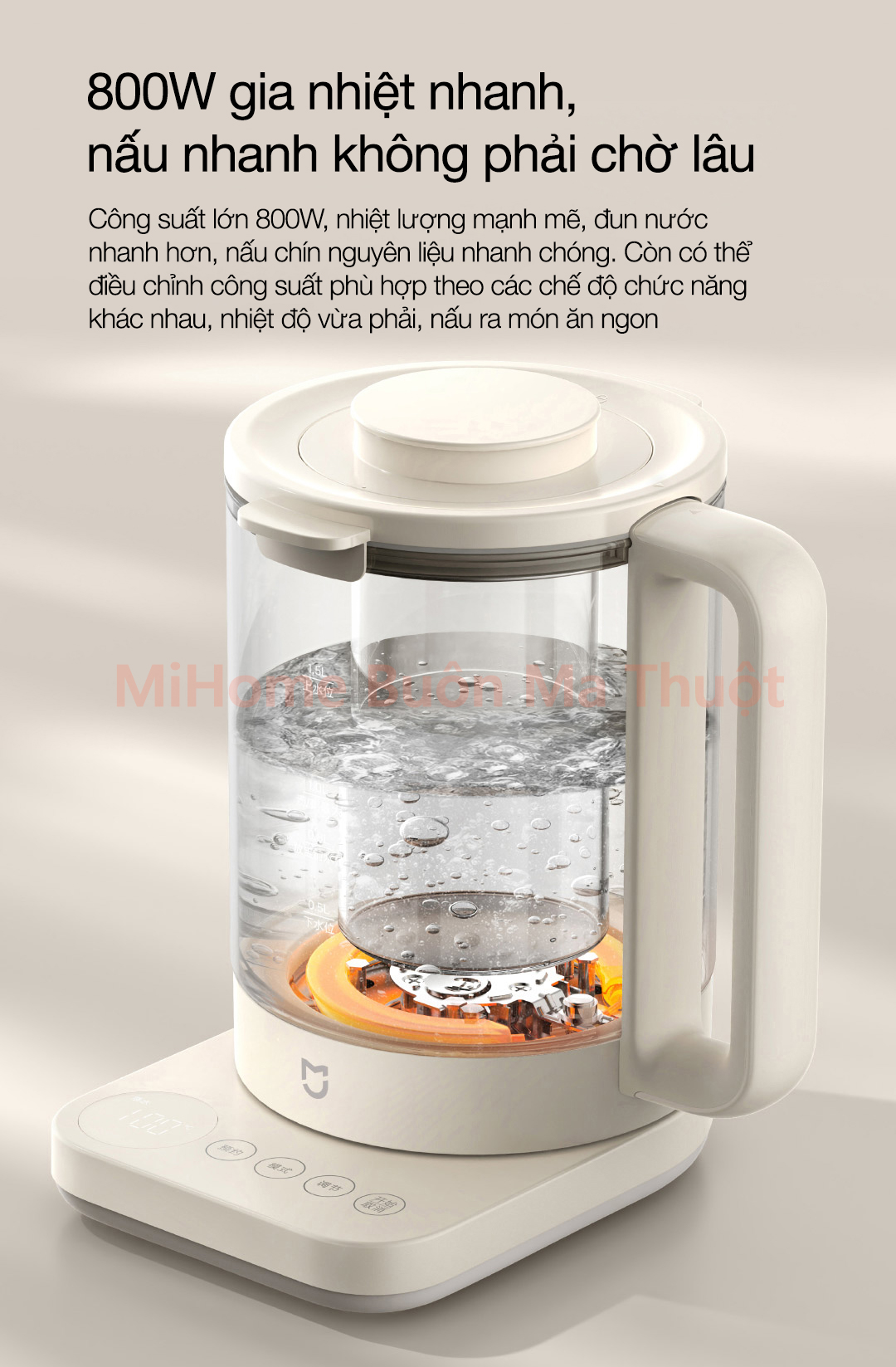 Bình đun nước pha trà Xiaomi Mijia S2