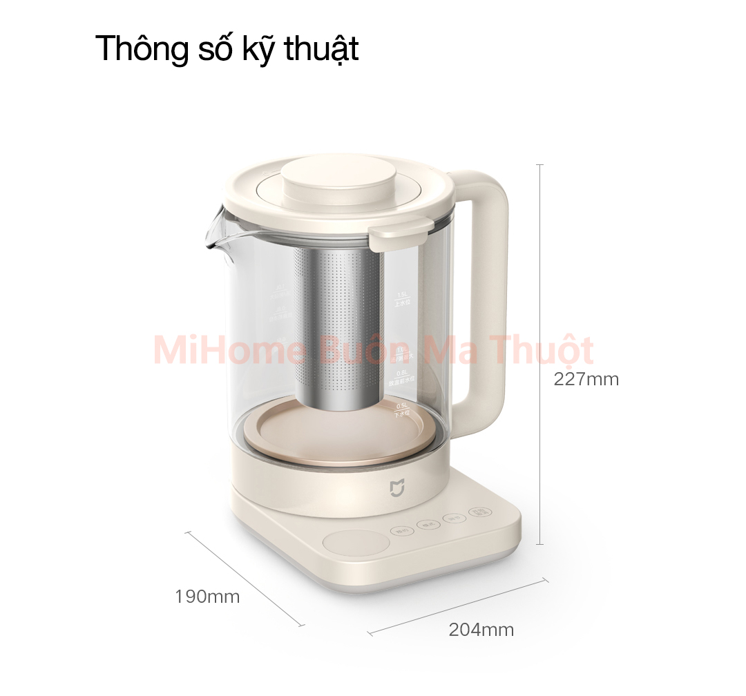 Bình đun nước pha trà Xiaomi Mijia S2