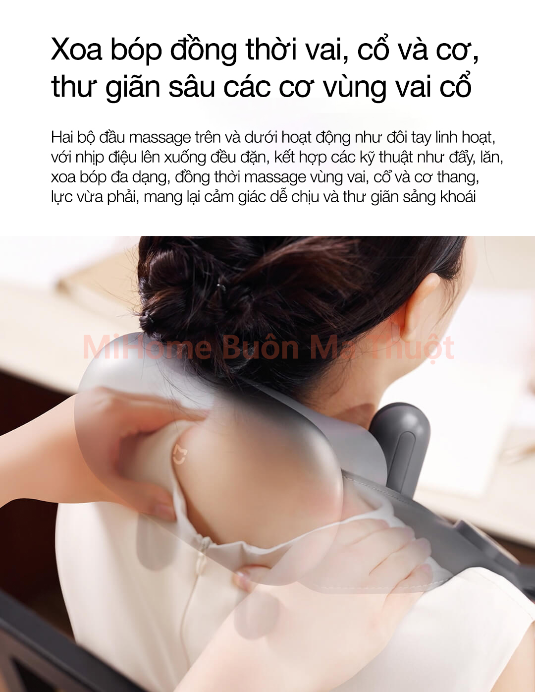 Máy massage vai và cổ thông minh Mijia