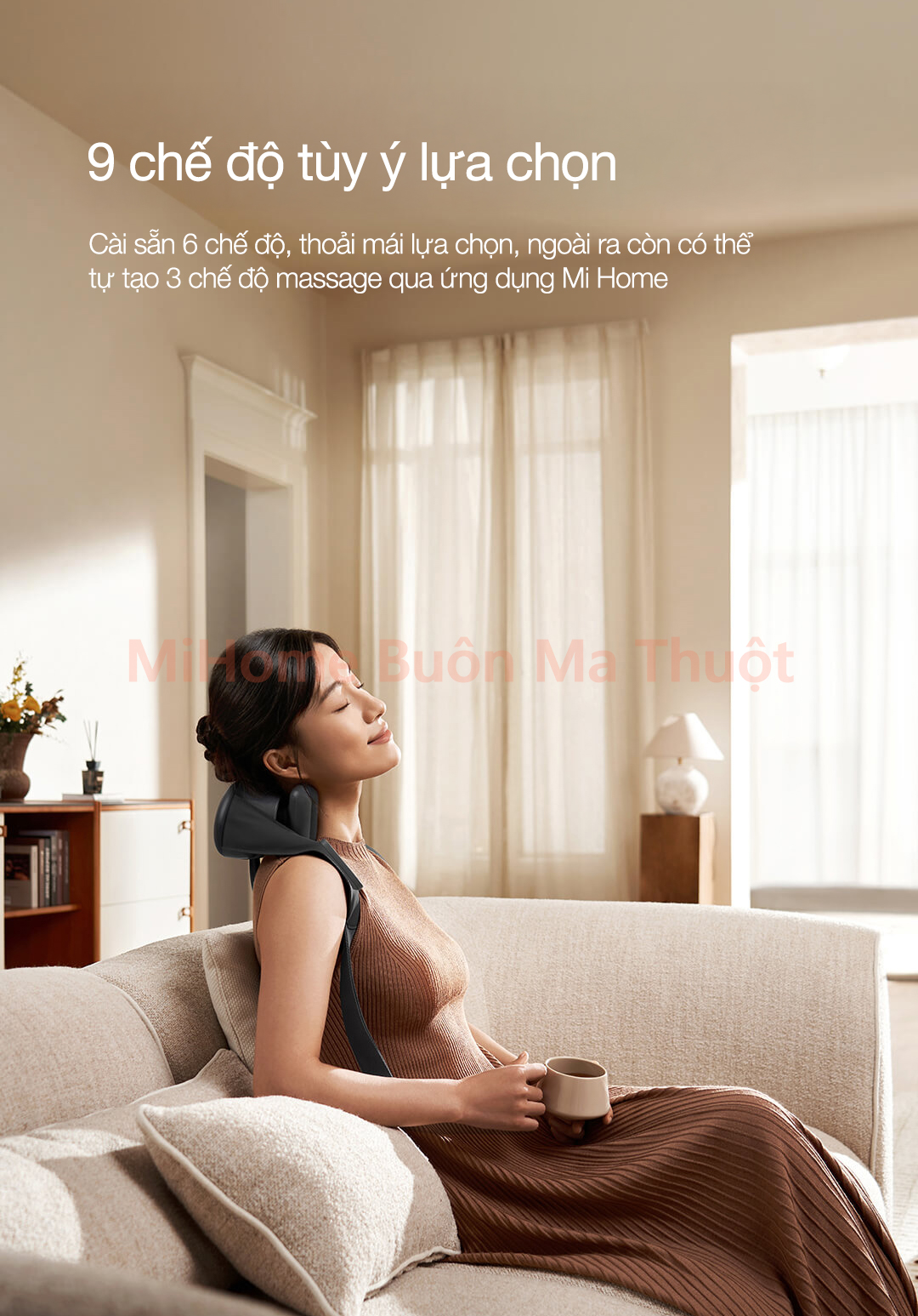 Máy massage vai và cổ thông minh Mijia