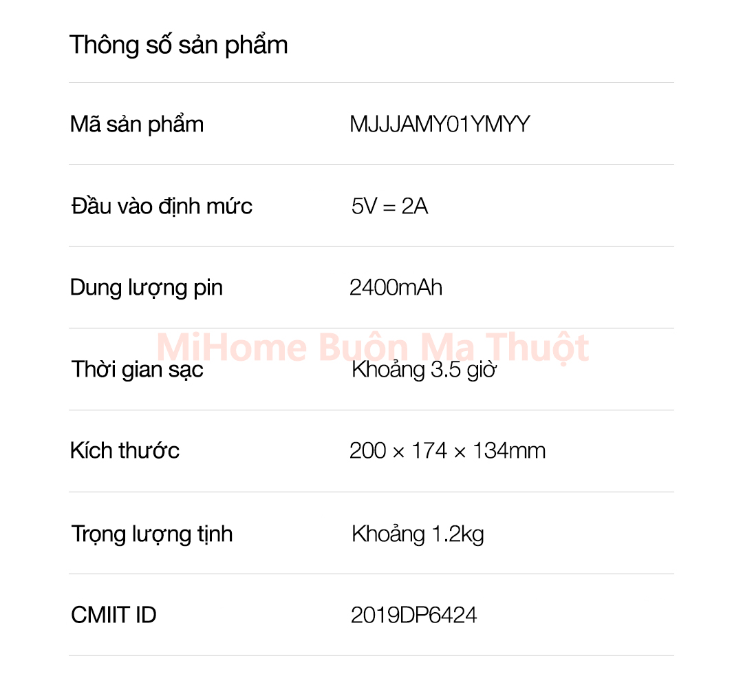 Máy massage vai và cổ thông minh Mijia