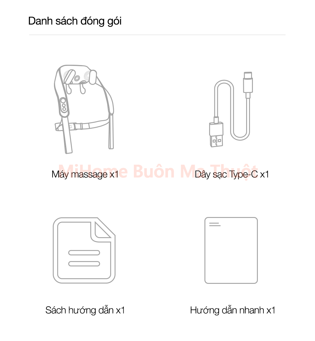 Máy massage vai và cổ thông minh Mijia